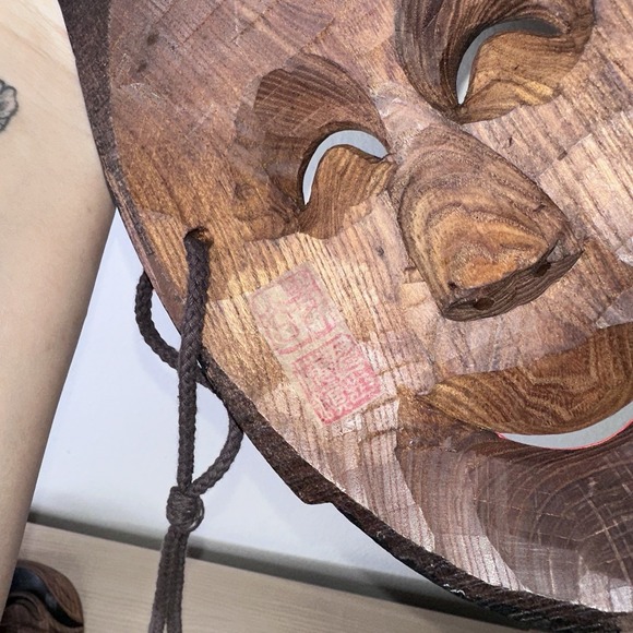 VTG‎ Real Human Face Size Korea Traditional Hahoe Mask Yangban Nobleman & Women - Picture 5 of 7